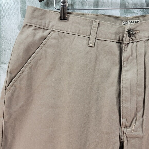 Schaefer Outfitters Ranchwear Trousers Chino Pants Flat Front Twill Khaki 40x34 - Picture 3 of 13
